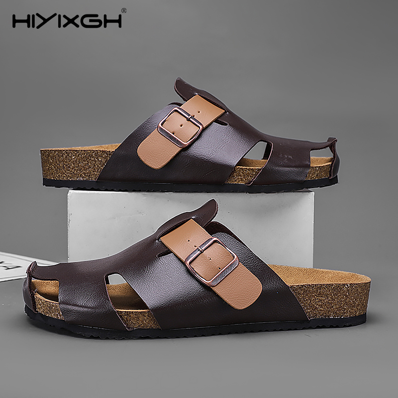 2025 Men's Summer Slippers Bre - огляд і ціна Flip Flop Leather Men