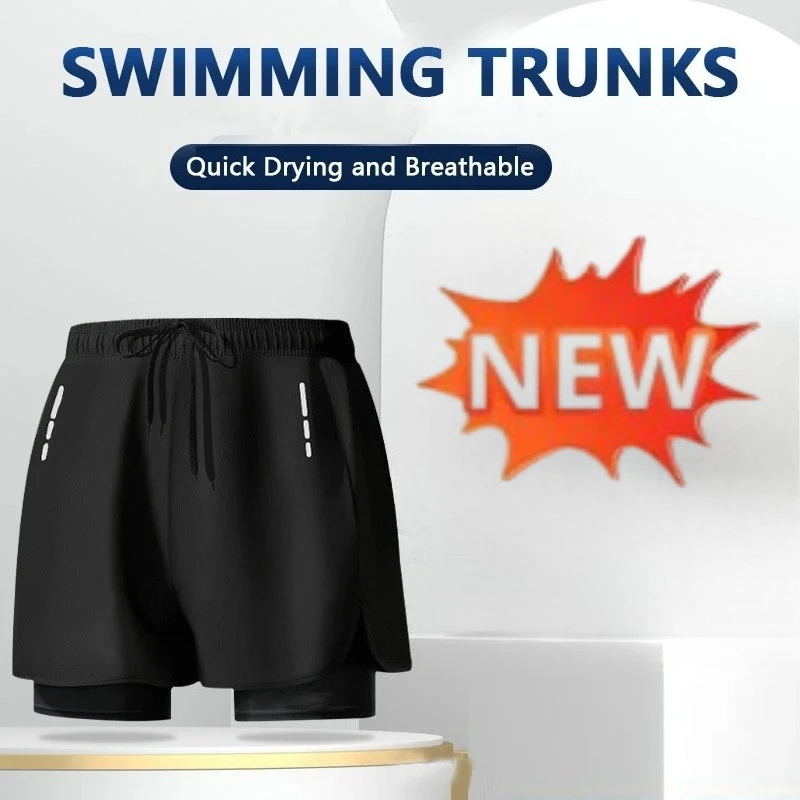 Men's 2‑in‑1 Swim Trunks Quick - огляд і ціна Swim Trunk Quick Dry