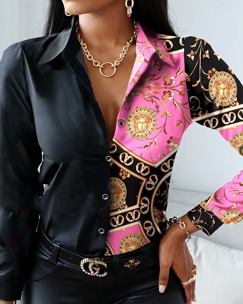 Women Fashion Wild Shirts Chai - огляд і ціна Shirt Camp Collar