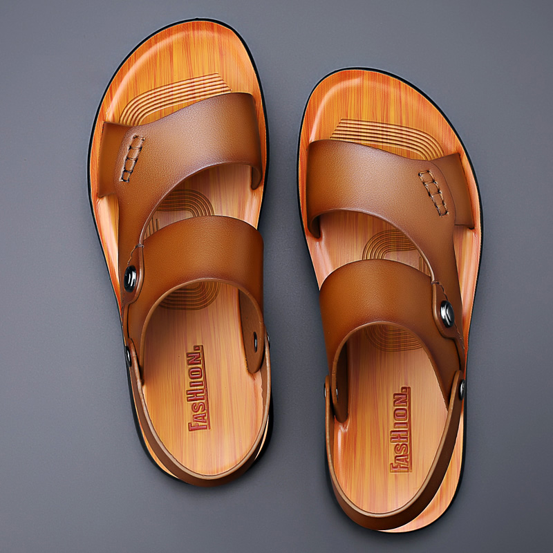 Yomior Summer New Fashion Men  - огляд і ціна Flip Flop Leather Men